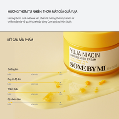 Kem Dưỡng Ẩm Làm Sáng Da Some By Mi Yuja Niacin Anti Blemish Cream 60g