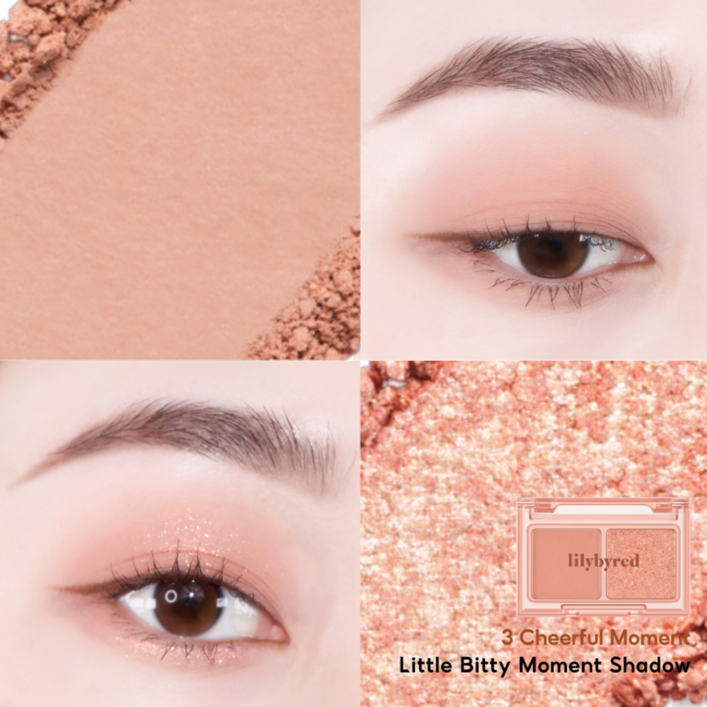 Bảng Phấn Mắt 2 Màu Lilybyred Little Bitty Moment Eyeshadow 1.6g