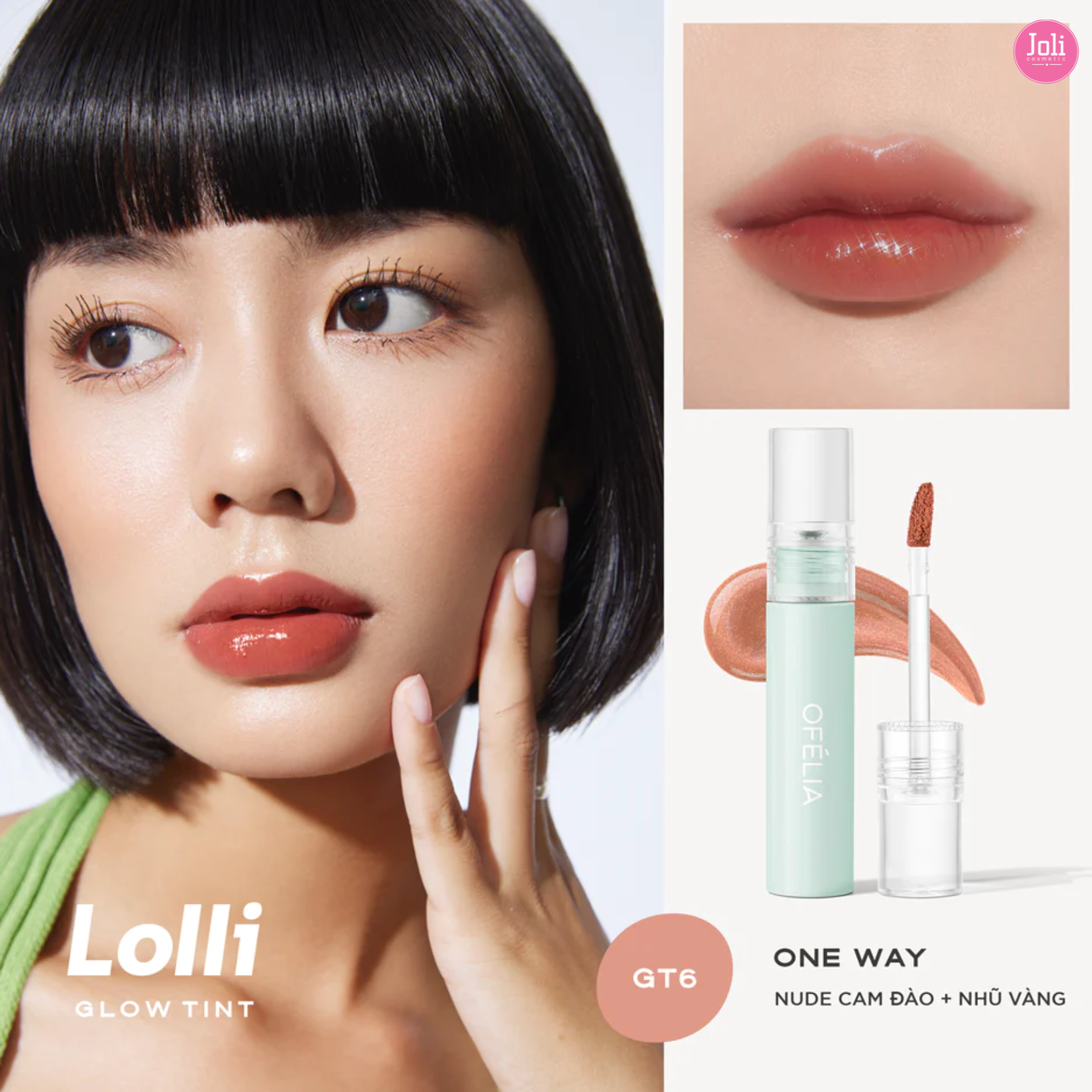 Son Tint Bong Ofelia Lolli Glow Tint Ver 2Son Tint Bong Ofelia Lolli Glow Tint Ver 2 JOLI COSMETIC