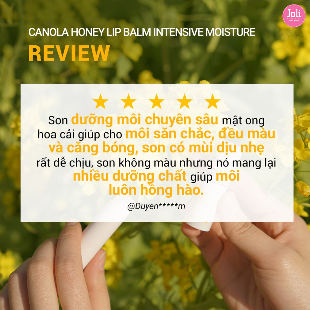 Son Dưỡng Môi innisfree Canola Honey Lip Balm 3.5g