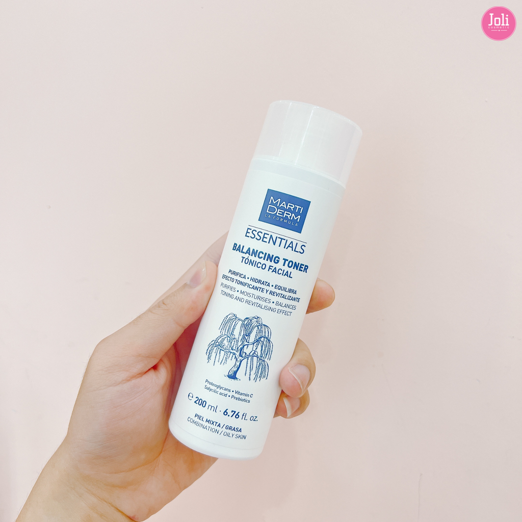 Nước Hoa Hồng Dưỡng Ẩm Cho Da Dầu MartiDerm Essentials Balancing Toner 200ml