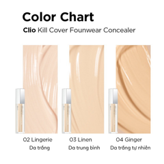 Che Khuyết Điểm Clio Kill Cover Founwear Concealer 6g