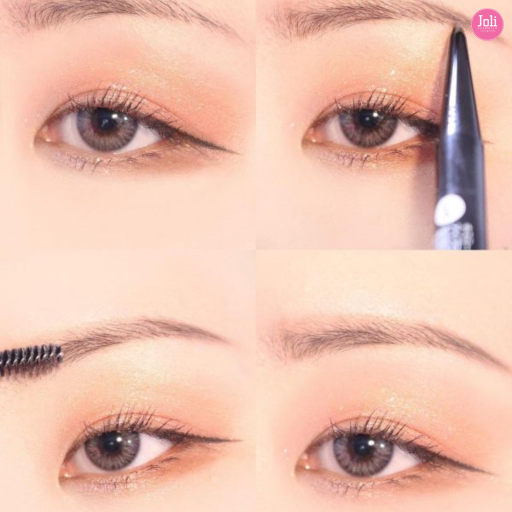 Bút Chì Sáp Kẻ Lông Mày Chống Trôi Kissme Heavy Rotation Eyebrow Pencil