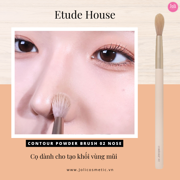 Cọ Tạo Khối Đánh Phấn Má Etude Contour Powder Brush #02 Nose