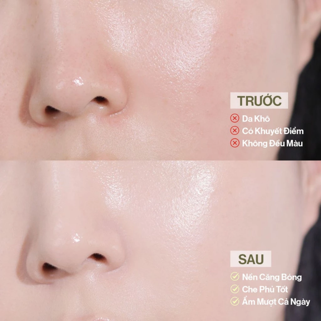 Phấn Nước Dưỡng Ẩm Glamrr Q Vegan Super Glow Cushion SPF50+/PA++++ 15g