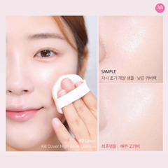 Phấn Nước Clio Kill Cover High Glow Cushion SPF50+ PA+++ 14g (Tặng kèm lõi)