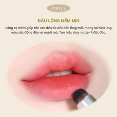 Cọ Đánh Son Môi Kép Espoir Dual Smudging Lip Brush