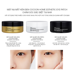 Mặt Nạ Mắt Làm Dịu Chiết Xuất Kén Tằm Jmsolution Black Cocoon Home Esthetic Eye Patch 90g