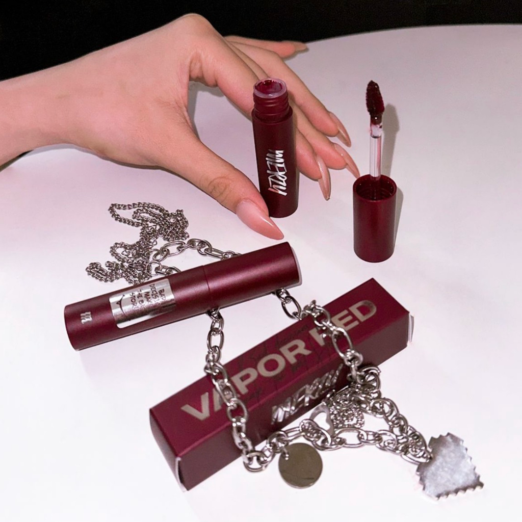 Son Kem Merzy Noir In The Mellow Tint Edition Limited Red #M13 Vapor Red (Màu Đỏ Trầm)