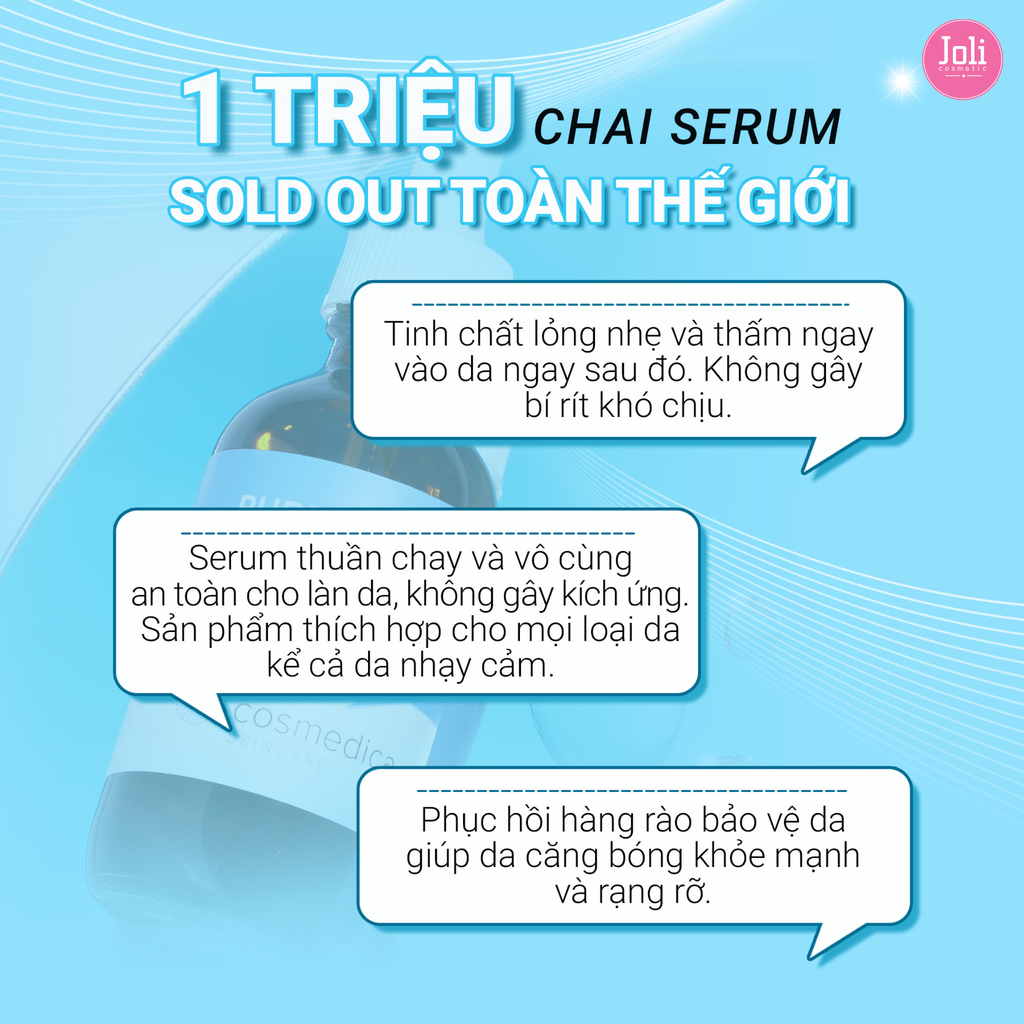 Tinh Chất Dưỡng Ẩm Cosmedica Pure Hyaluronic Acid Serum 30ml