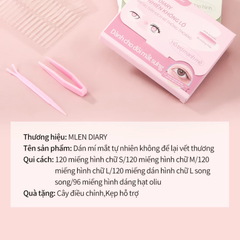 Kích Mí Dáng Lưỡi Liềm Mlen Diary