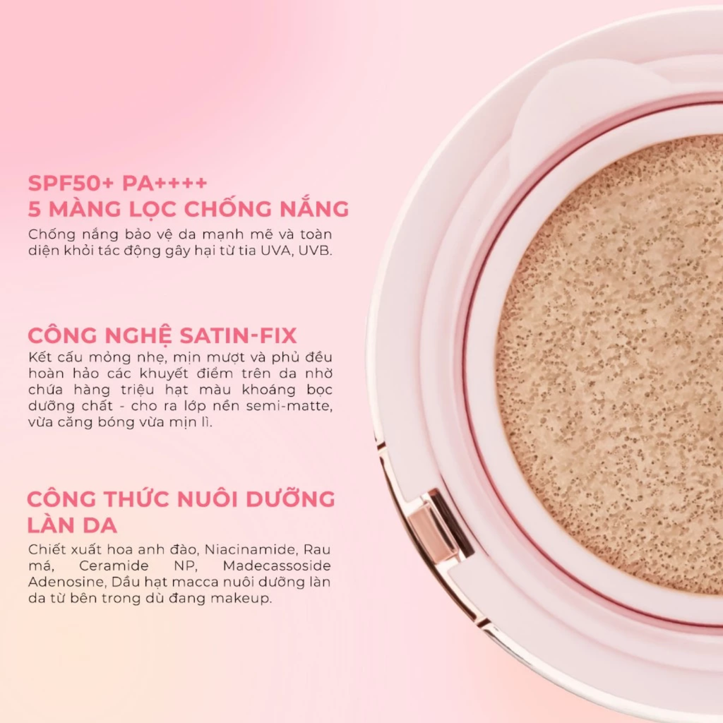 Phấn Nước Kiềm Dầu Aperire Day Dream Cover Cushion SPF50+ PA++++ 13g