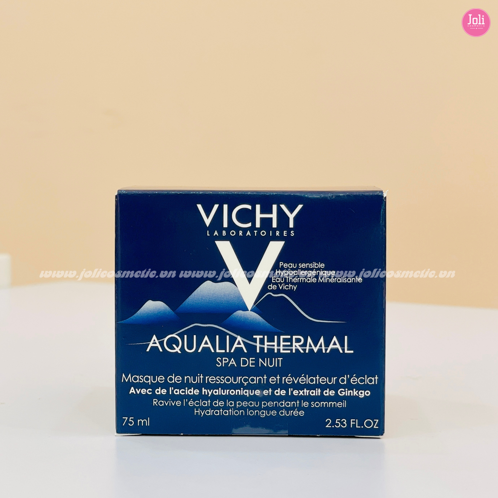 Mặt Nạ Ngủ Dưỡng Ẩm Giúp Làm Sáng Da Vichy Aqualia Thermal Night Spa 75ml