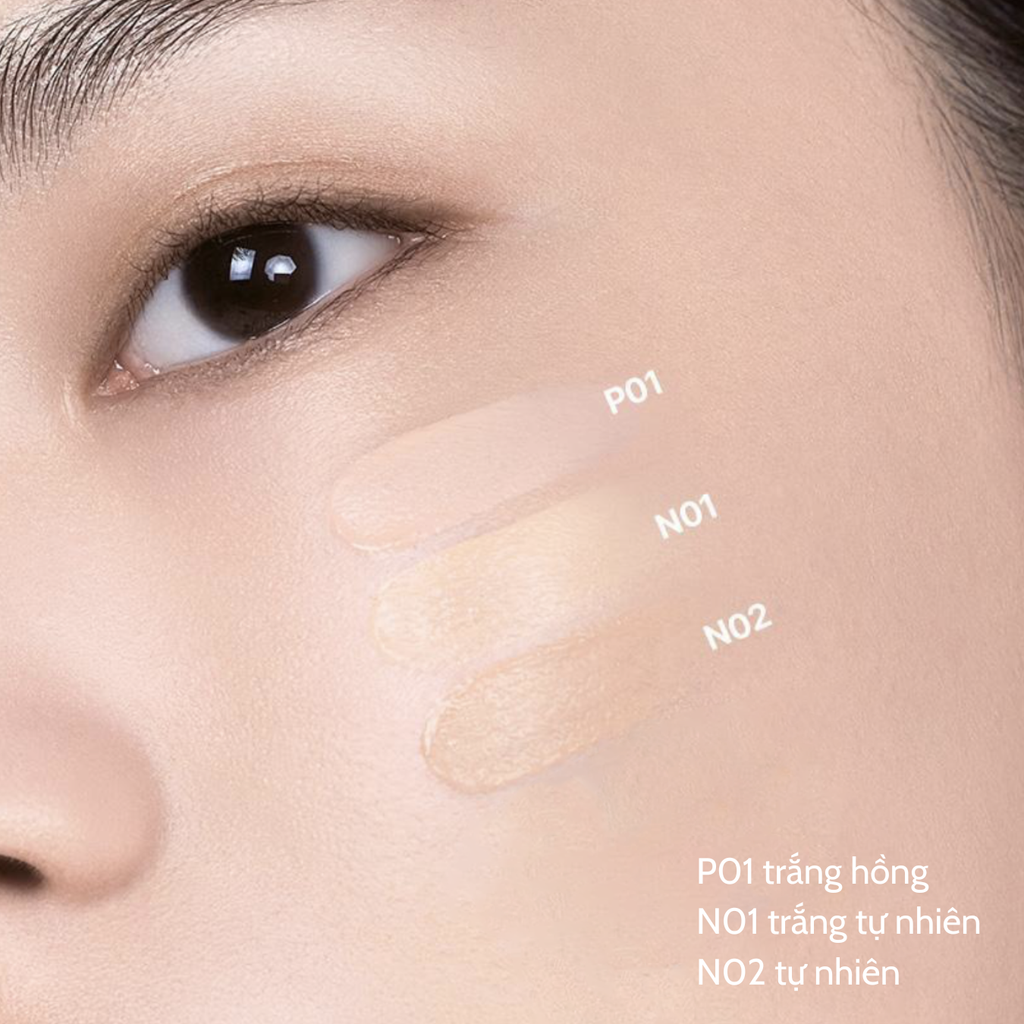 Phấn Nước 3CE Fitting Mesh Cushion Refill Set SPF40 PA+++ 11gx2 (tặng kèm lõi)