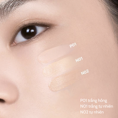 Phấn Nước 3CE Fitting Mesh Cushion Refill Set SPF40 PA+++ 11gx2 (tặng kèm lõi)