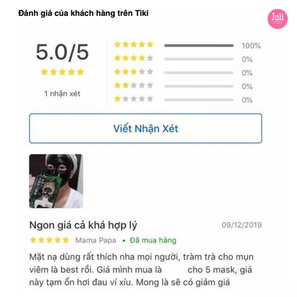 Mặt Nạ Tràm Trà Kiểm Soát Dầu Và Mụn Sexylook Tea Tree Anti Blemish Black Facial Mask 28ml