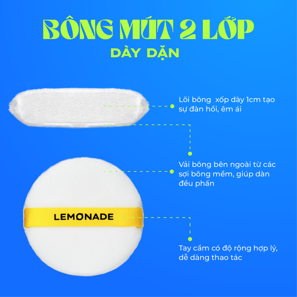 Phấn Phủ Dạng Bột Lemonade Supermatte No Makeup Loose Powder 9g