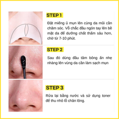 Miếng Ủ Mụn Đầu Đen Giảm Tuyến Bã Nhờn Tia'm Blackhead Out Sheet 55ml