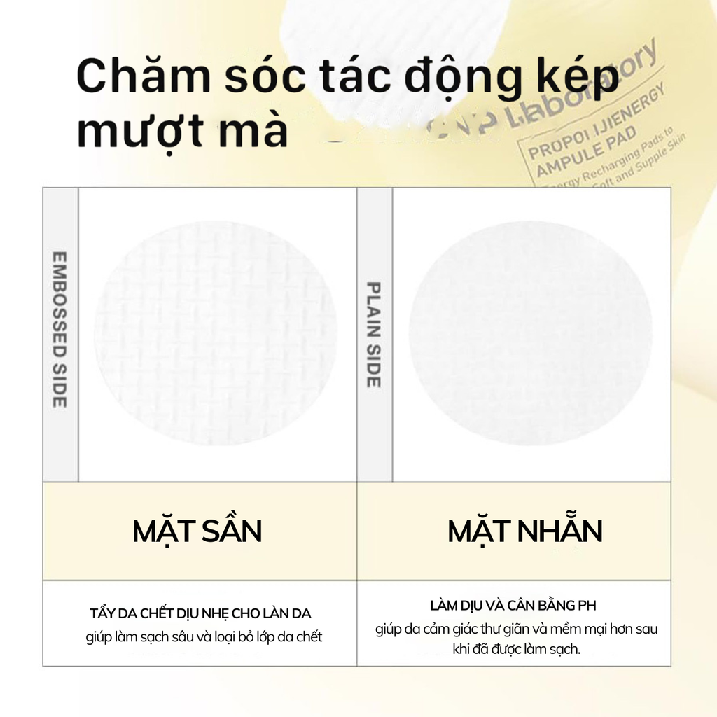 Miếng Bông Dưỡng Ẩm CNP Laboratory Propolis Energy Ampule Pad