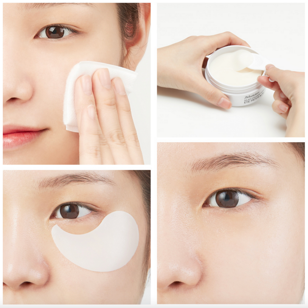 Mặt Nạ Mắt Giảm Quầng Thâm Kén Tằm Lụa Jmsolution Silky Cocoon Home Esthetic Eye Patch 90g