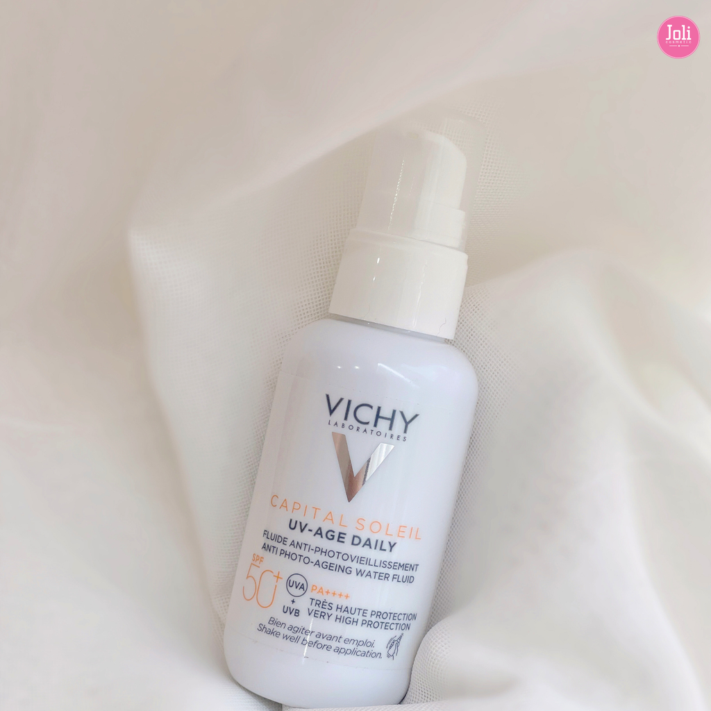 Gel Chống Nắng Giảm Nếp Nhăn Vichy Capital Soleil UV – Age Daily Anti Photo-Ageing Water Fluid SPF50+ PA+++ 40ml