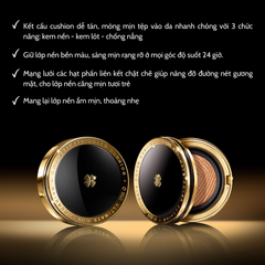 Phấn Nước Che Khuyết Điểm Ohui Ultimate Cover Cushion Satin Finish SPF50+ PA+++ 15gx2 (tặng kèm lõi)