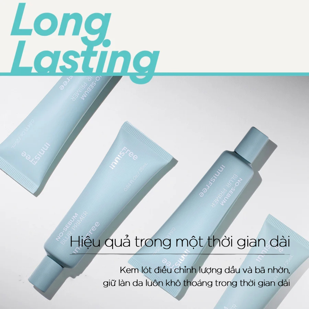 Kem Lót Kiềm Dầu innisfree No-Sebum Blur Primer 25ml