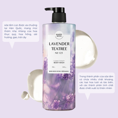 Sữa Tắm Happy Bath Flower Therapy Body Wash Lavender & Tea Tree 760g