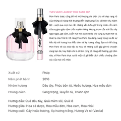 Set Nước Hoa Nữ Yves Saint Laurent Greatest Fragrance Hits For Her (Black Opium EDP 10ml + Libre EDP 10ml + Mon Paris EDP 10ml)