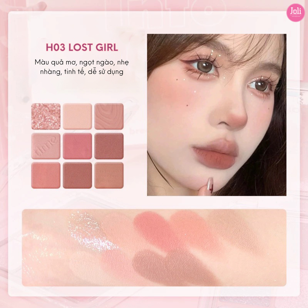 Phấn Mắt 9 Ô Hold Live Simple Specular Light Eyeshadow Palette 12.6g