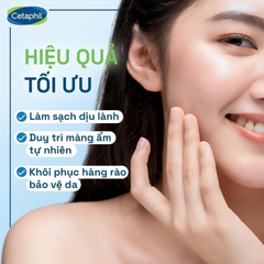 Combo Sữa Rửa Mặt Cho Da Nhạy Cảm Cetaphil Gentle Skin Cleanser 125ml + Kem Dưỡng Ẩm Moisturising Cream 50g