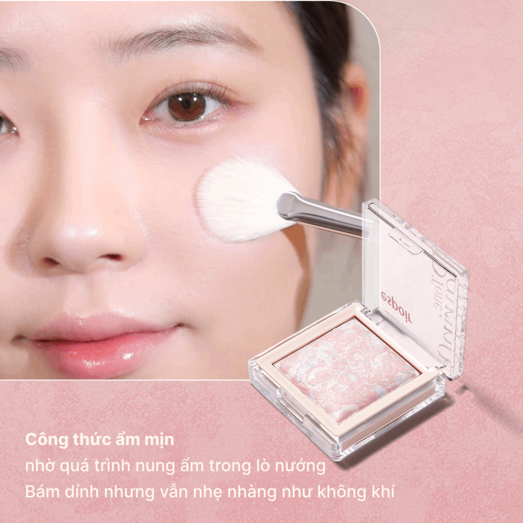 Phấn Bắt Sáng Espoir Tone Pairing Highlighter 9.6g (tặng kèm cọ)