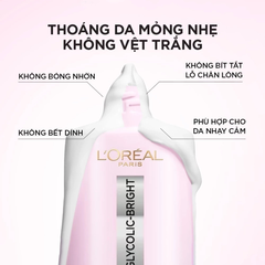 Kem Chống Nắng Sáng Da Mờ Thâm Loreal Paris Glycolic-Bright Anti-Dark Spot Daily UV Fluid SPF50+ PA++++ 50ml