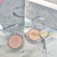 Phấn Bắt Sáng Peripera Pure Glory Highlighter Set (Tặng kèm cọ)
