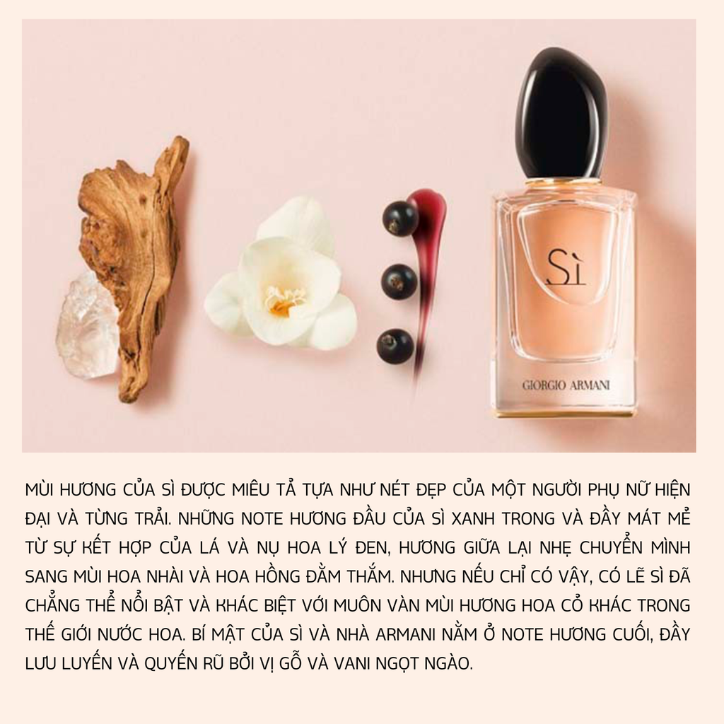 Nước Hoa Nữ Giorgio Armani Si EDP 10ml