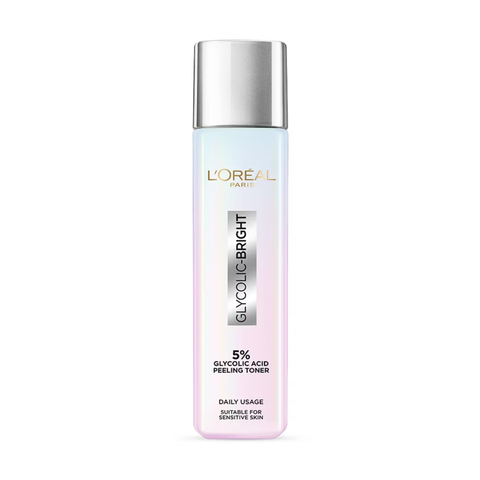 Nước Hoa Hồng Dưỡng Sáng Da Loreal Glycolic Bright Peeling Toner 128ml