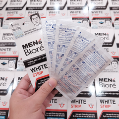 Miếng Dán Mũi Lột Mụn Than Hoạt Tính Biore Pore Pack Black Strip Refreshing Cool 4 Miếng