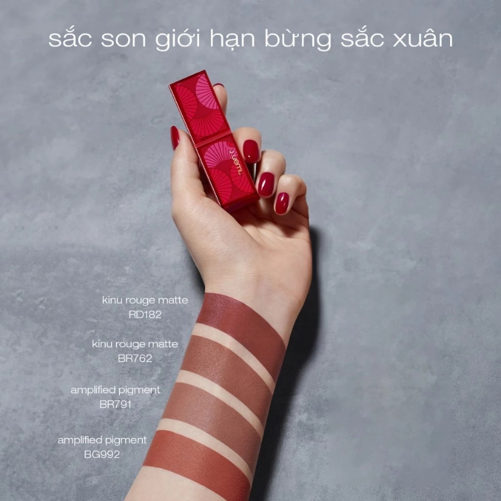 Son Thỏi Shu Uemura Rouge Unlimited Kinu Matte Lipstick 3.3g
