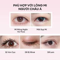 Mascara Giúp Mi Dài Và Tơi Mi Colorkey Long & Dense Mascara 4.5g