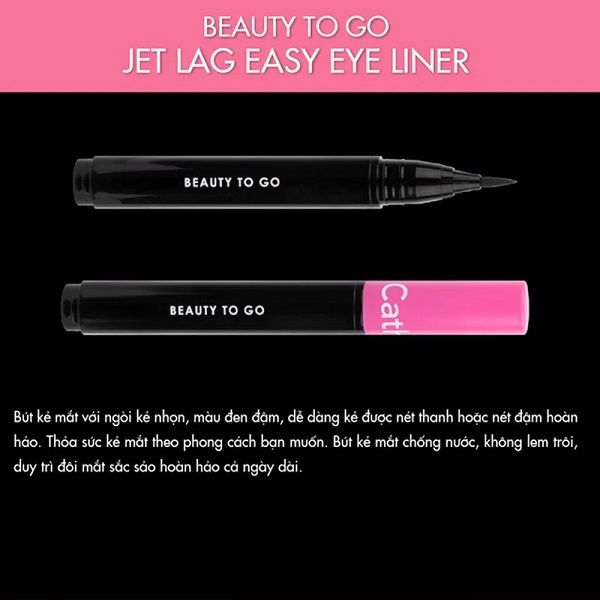 Bút Kẻ Mắt Mini Cathy Doll Beauty To Go Jet Lag Easy Eye Liner 0.4ml