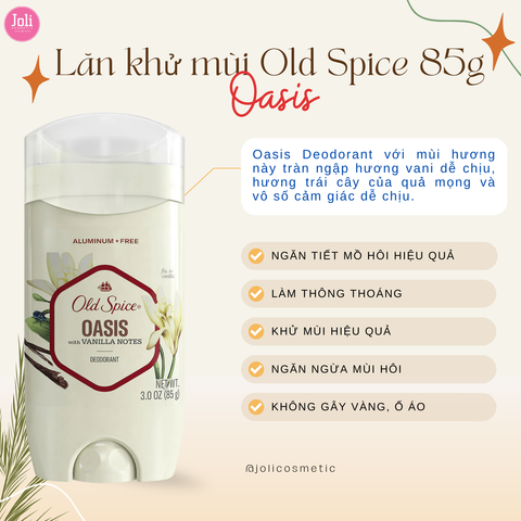 Sáp Khử Mùi Old Spice Long Lasting Protection Deodorant 85g