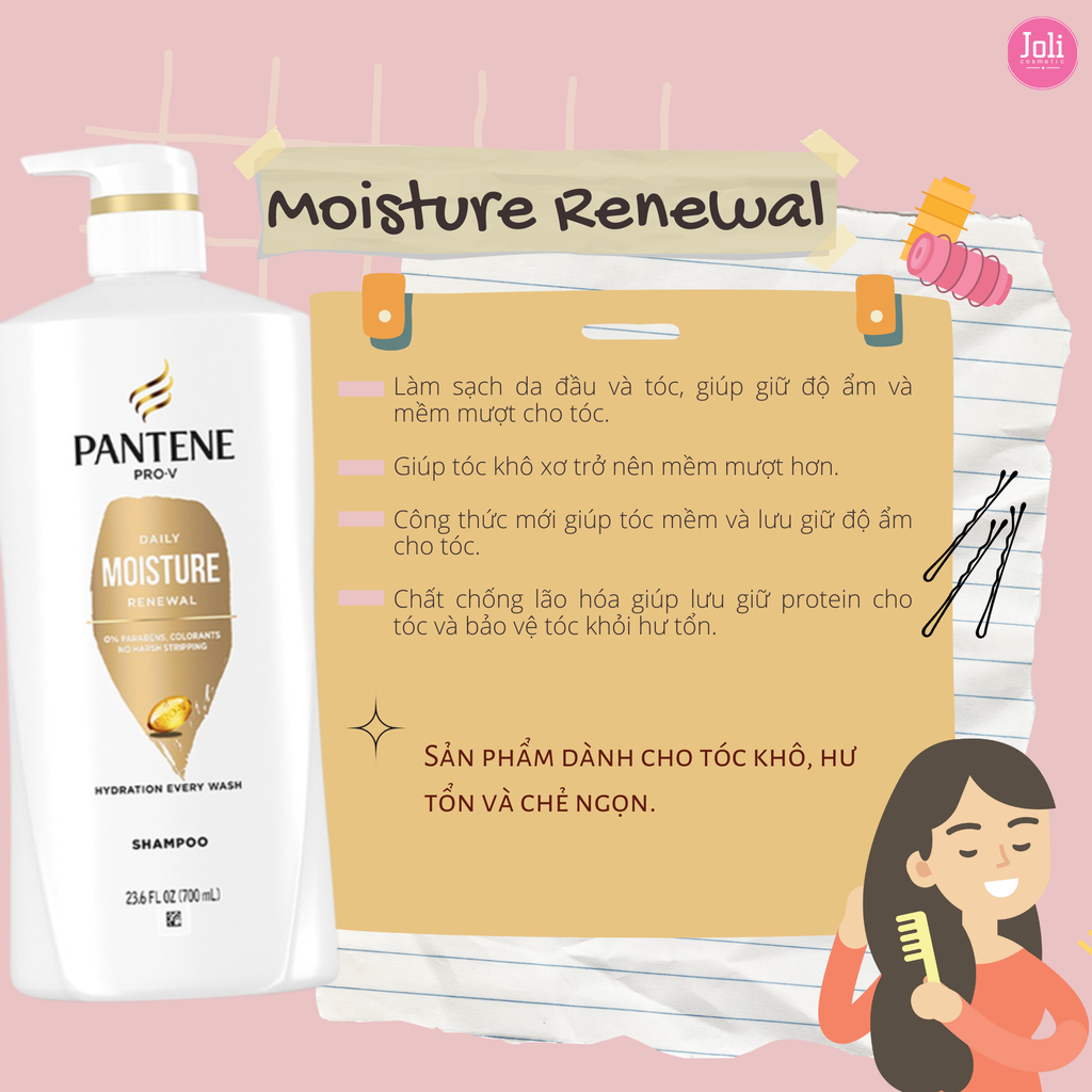 Dầu Gội Pantene Pro-V Shampoo 750ml