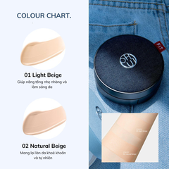 Phấn Nước Kiềm Dầu Ohui Ultimate Fit Longwear Jean Cushion SPF35 PA++ 30g (tặng kèm lõi)