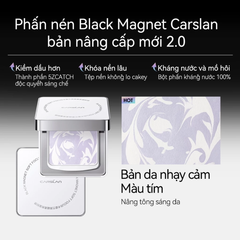 Phấn Phủ Dạng Nén Cho Da Nhạy Cảm Carslan 2.0 Black Magnet Soft Focus Powder 8g