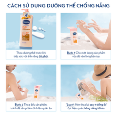 Sữa Dưỡng Thể Chống Nắng Và Sáng Da Vaseline Healthy Bright Sun + Pollution Protection Body Lotion SPF24 PA++