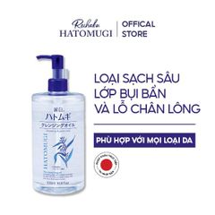 Dầu Tẩy Trang Hatomugi Ý Dĩ Dưỡng Ẩm Làm Sáng Da 500ml