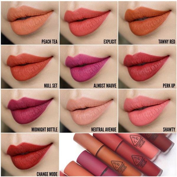 Son Kem Lì 3CE Soft Lip Lacquer