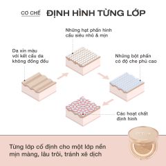 Phấn Nước Ofelia Uncovered Longwear Cushion SPF50+ PA++++ 12g