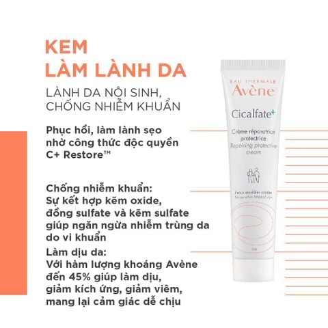 Kem Dưỡng Hỗ Trợ Phục Hồi Da Lành Sẹo Avene Cicalfate Cream