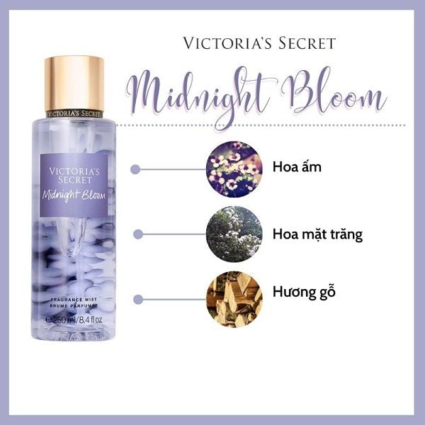 Xịt thơm Victoria Secret Fragance Mist Brume Parfume 250ml